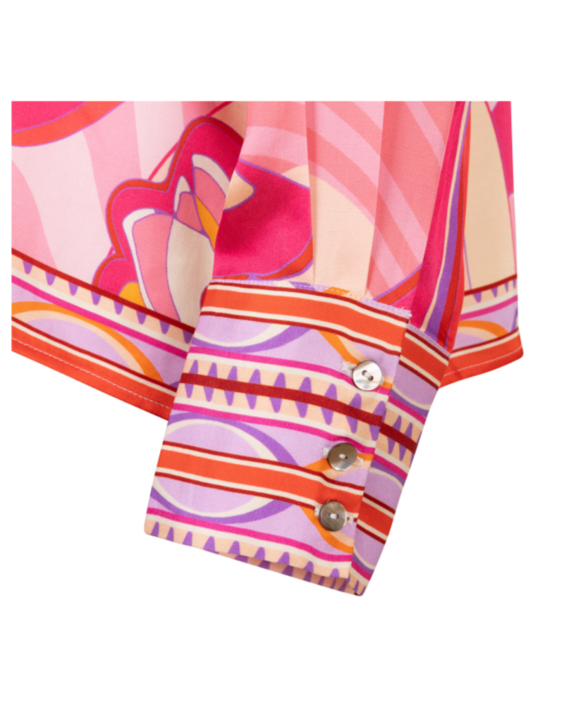 Esqualo Disco Wide Blouse in Print by Esqualo