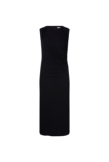 Esqualo Long Sleeveless Dress in Black by Esqualo