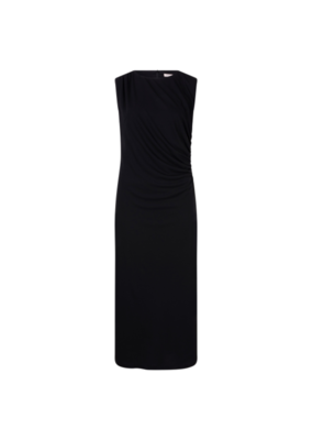 Esqualo Long Sleeveless Dress in Black by Esqualo