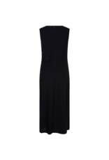 Esqualo Long Sleeveless Dress in Black by Esqualo