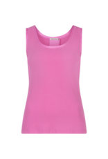 Esqualo Ribbed Satin Singlet in Pink by Esqualo