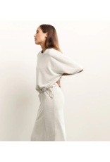 YAYA Shortsleeve Sweatshirt Cords in Grey Melange by YAYA