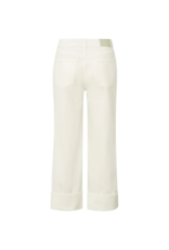 YAYA Mid Waist Denim in Pure White by YAYA