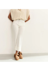 YAYA Mid Waist Denim in Pure White by YAYA