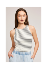 Gentle Fawn Eton Tank in White Stripe by Gentle Fawn