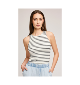 Gentle Fawn Eton Tank in White Stripe by Gentle Fawn
