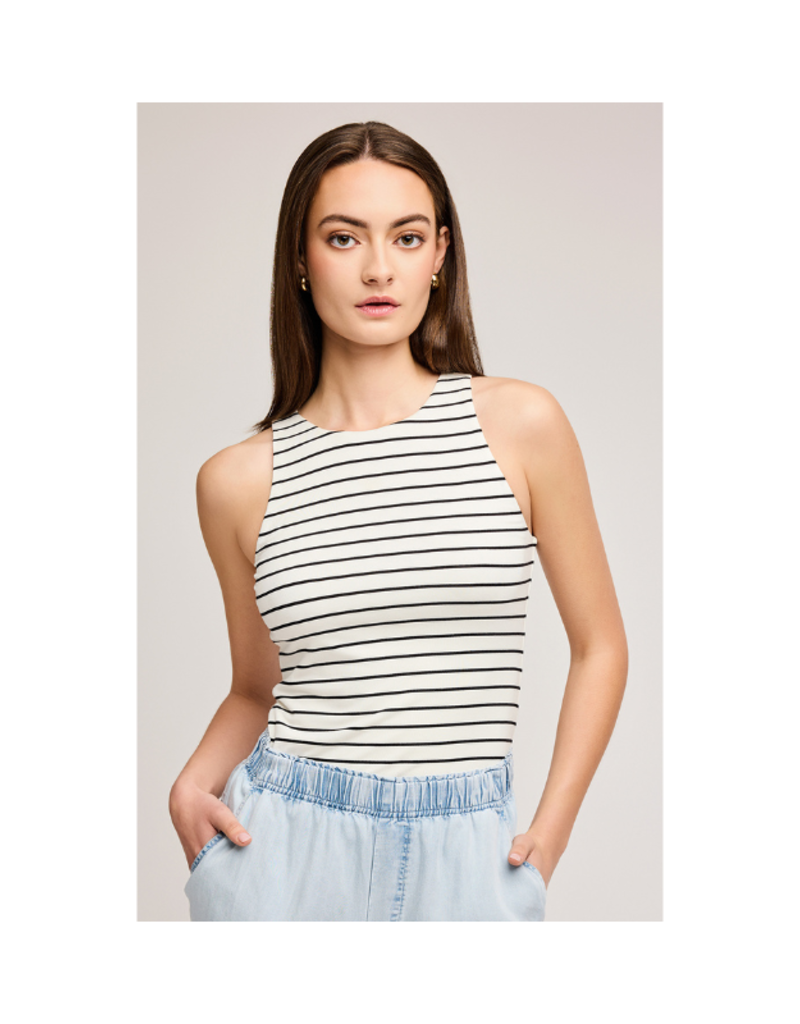 Gentle Fawn Eton Tank in White Stripe by Gentle Fawn