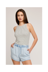 Gentle Fawn Eton Tank in White Stripe by Gentle Fawn