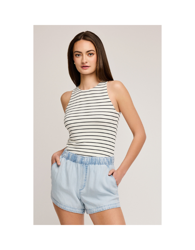 Gentle Fawn Eton Tank in White Stripe by Gentle Fawn