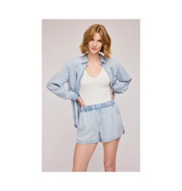 Gentle Fawn Wyatt Shorts in Light Blue by Gentle Fawn