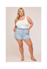 Gentle Fawn Wyatt Shorts in Light Blue by Gentle Fawn