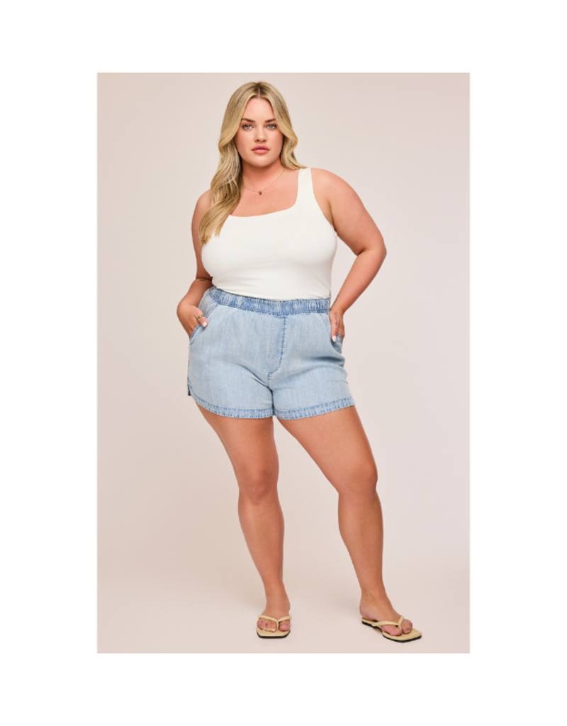 Gentle Fawn Wyatt Shorts in Light Blue by Gentle Fawn