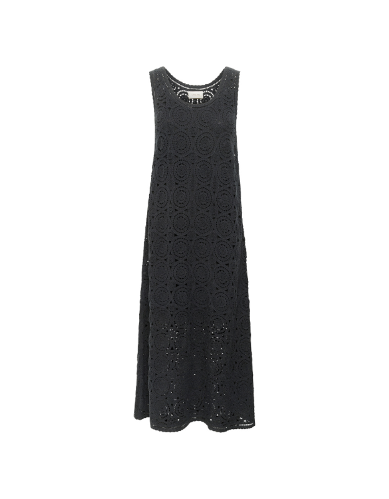Cream Rusti Knit Dress in Pitch Black by Cream