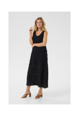 Cream Rusti Knit Dress in Pitch Black by Cream