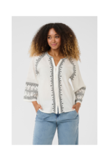 Cream Sara Shirt in Marshmallow Black by Cream