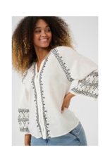 Cream Sara Shirt in Marshmallow Black by Cream
