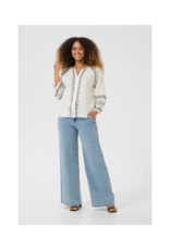 Cream Sara Shirt in Marshmallow Black by Cream