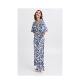 b.young Joella Maxi Dress in Blue Paisley by b.young