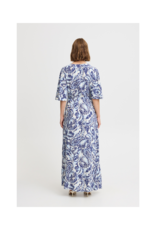 b.young Joella Maxi Dress in Blue Paisley by b.young