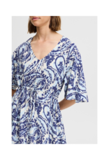 b.young Joella Maxi Dress in Blue Paisley by b.young
