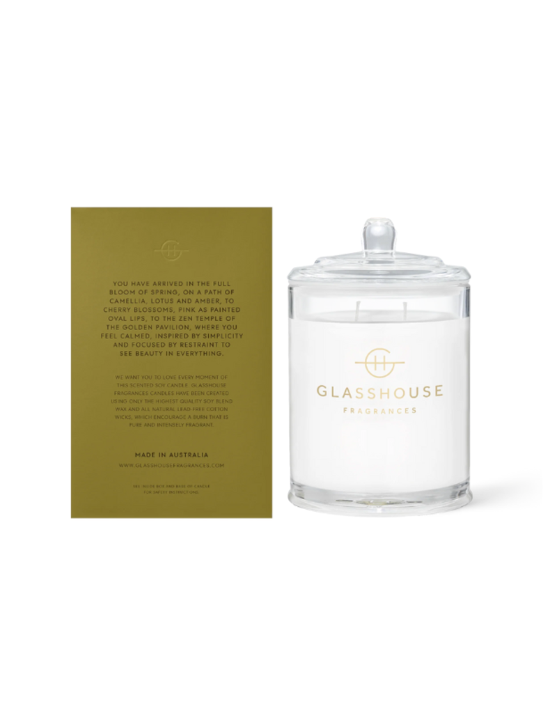 Glasshouse Fragrances Kyoto in Bloom 380g Candle by Glasshouse Fragrances
