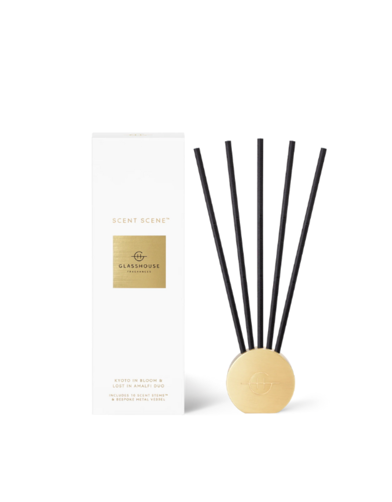 Glasshouse Fragrances Gold Scent Scene Duo Lost in Amalfi & Kyoto in Bloom by Glasshouse Fragrances