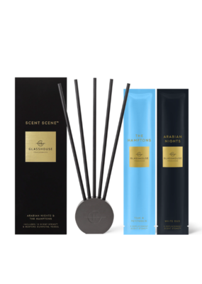 Glasshouse Fragrances Black Scent Scene Duo The Hamptons & Arabian Nights by Glasshouse Fragrances