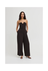 ICHI Quanda Jumpsuit in Black by ICHI