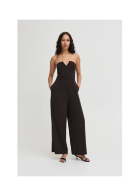 ICHI Quanda Jumpsuit in Black by ICHI
