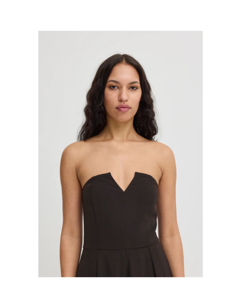 ICHI Quanda Jumpsuit in Black by ICHI