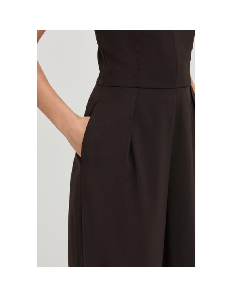 ICHI Quanda Jumpsuit in Black by ICHI