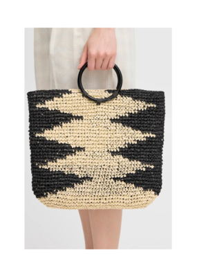 ICHI Olena Woven Bag by ICHI