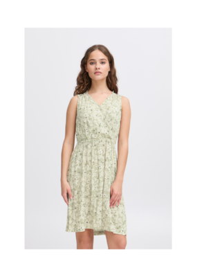 ICHI Marrakech Sleeveless Dress in Tea Dottet Flower by ICHI