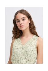 ICHI Marrakech Sleeveless Dress in Tea Dottet Flower by ICHI
