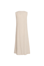 b.young Falakka Button Dress in Hummus Stripe by b.young