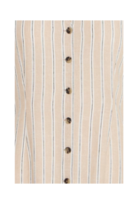 b.young Falakka Button Dress in Hummus Stripe by b.young