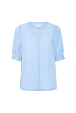 b.young Kosmo Shirt in Light Blue Denim by b.young