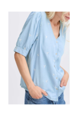 b.young Kosmo Shirt in Light Blue Denim by b.young