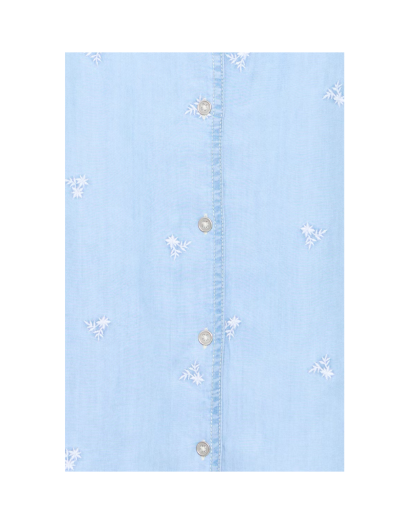 b.young Kosmo Shirt in Light Blue Denim by b.young