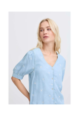 b.young Kosmo Shirt in Light Blue Denim by b.young