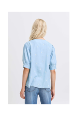 b.young Kosmo Shirt in Light Blue Denim by b.young