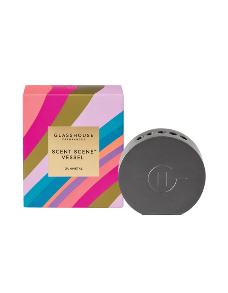 Glasshouse Fragrances Scent Scene Metal Vessel in Gunmetal by Glasshouse Fragrances