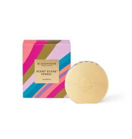 Glasshouse Fragrances Scent Scene Metal Vessel in Gold by Glasshouse Fragrances