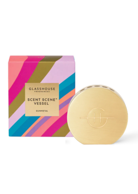 Glasshouse Fragrances Scent Scene Metal Vessel in Gold by Glasshouse Fragrances