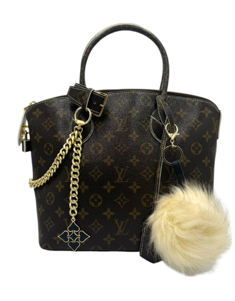 Jane The Brand The Buffy Bag Charm  - Cream Pom + Cord