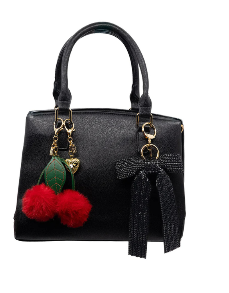 Jane The Brand The Rachel Bag Charm - Red Cherries