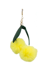 Jane The Brand The Rachel Bag Charm - Yellow Cherries