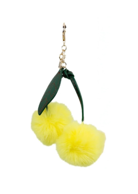 Jane The Brand The Rachel Bag Charm - Yellow Cherries