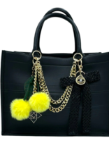 Jane The Brand The Rachel Bag Charm - Yellow Cherries