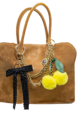Jane The Brand The Rachel Bag Charm - Yellow Cherries